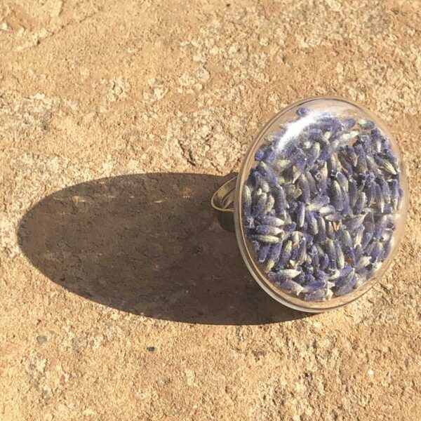 Bague ronde Lavande