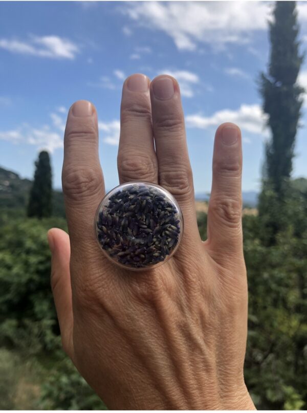 Bague ronde Lavande